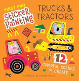 First Fun Sticker Painting Trucks and Tractors