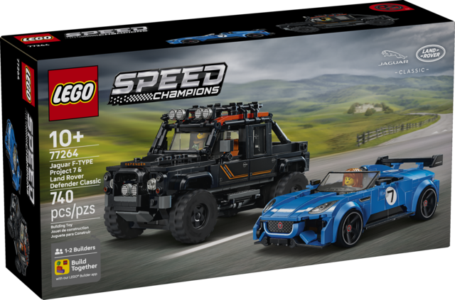 LEGO® Speed Champions Jaguar Project 7 & Land Rover Defender