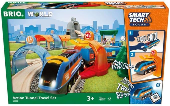 BRIO Smart Tech Sound Action Tunnel Set