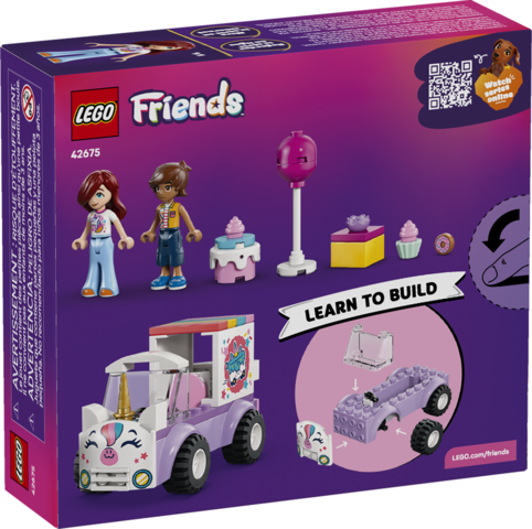 LEGO® Friends Unicorn Cake Delivery Car 4 Plus