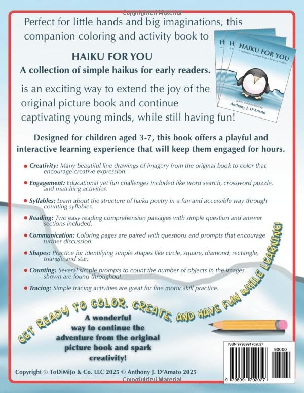 Haiku For You Coloring & Activity Book