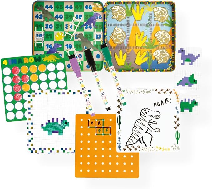 Dino Magnet Fun Tin