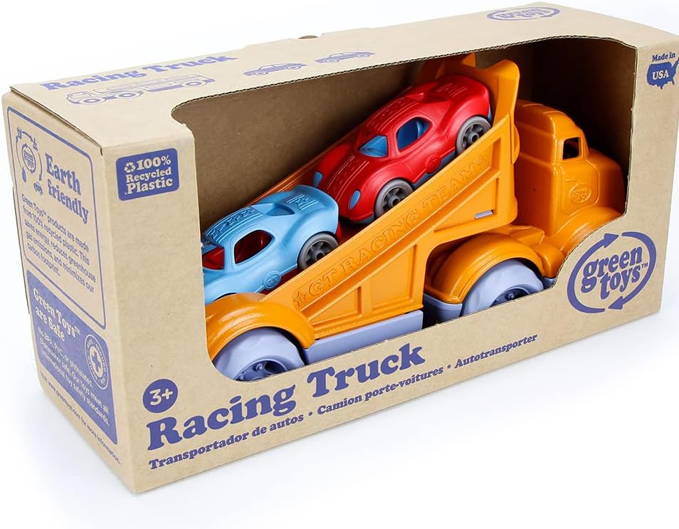 Green Toys Racing Truck with 2 Racers