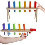 Falling Wood Domino Wall