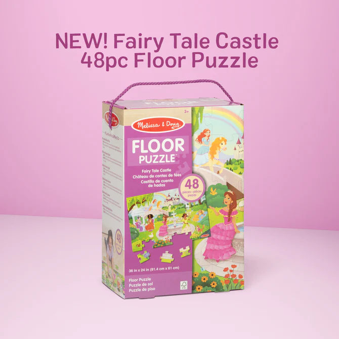 48 pc Fairy Tale Castle Floor Puzzle