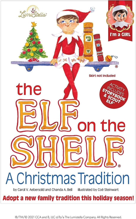 Elf On the Shelf: A Christmas Tradition (Girl Elf, Blue Eyes)