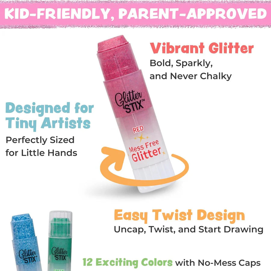 Glitter Stix 12 Color Set