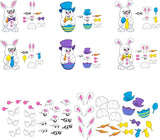 Party Bucket Bunnies Build Buddiez