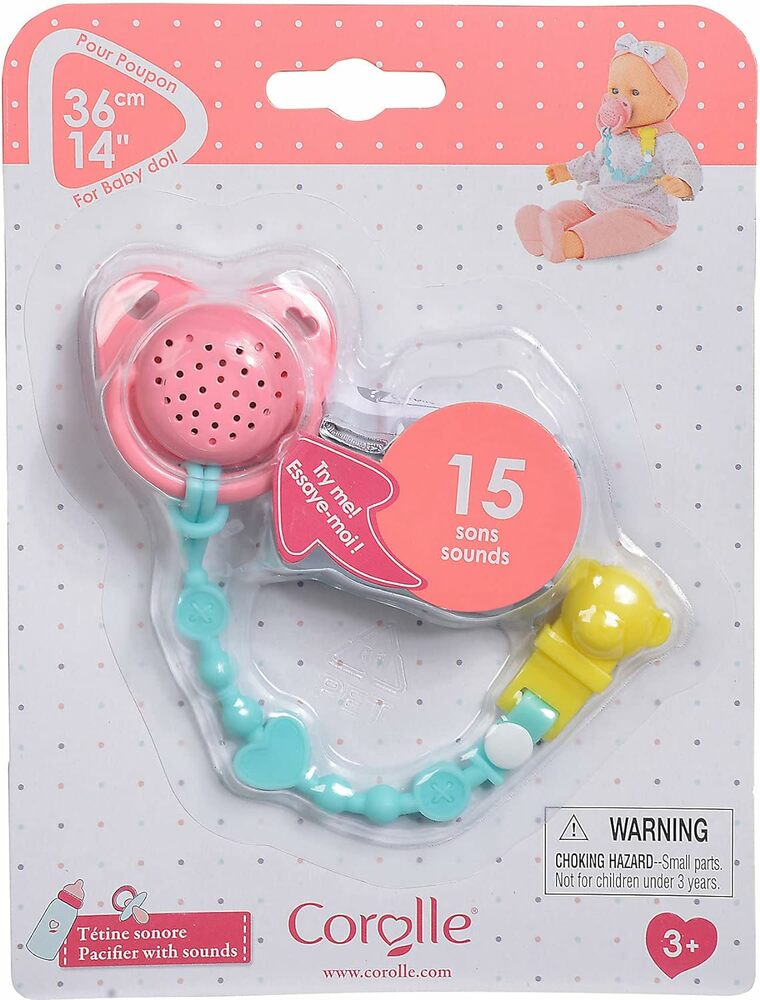 Corolle Interactive Pacifier With Sounds – Fun Stuff Toys