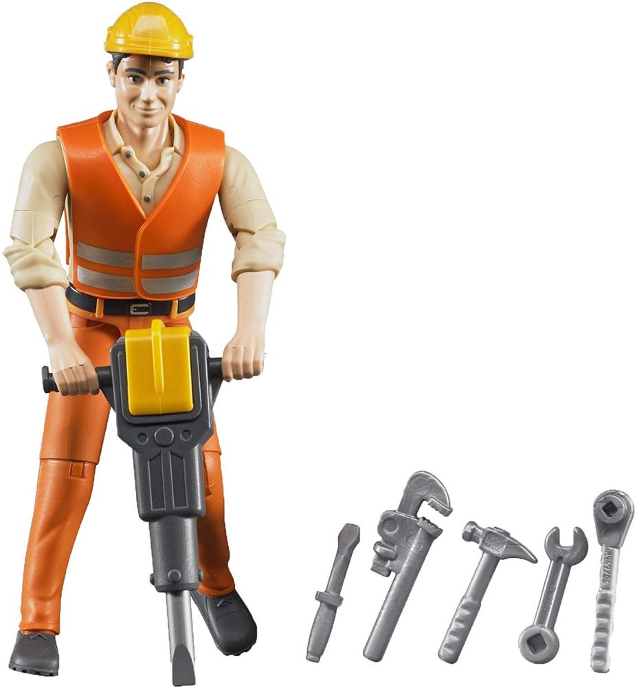 Construction Worker with Accessories