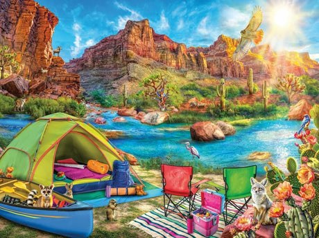 1500 pc Canyon Camping Puzzle