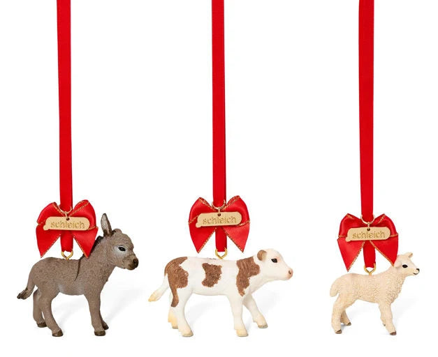 Farm Friends Holiday Ornaments 3 Pack