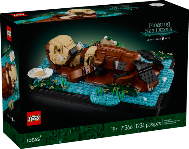 LEGO® Ideas Floating Sea Otters