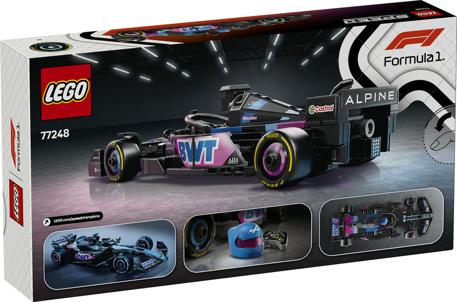 LEGO® Speed Champions BWT Alpine F1® Team A524 Race Car – Fun