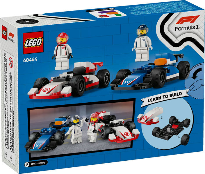 LEGO® City F1® Williams Racing & Haas F1® Race Cars