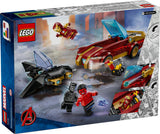 LEGO® Marvel Iron Man Car & Black Panther vs. Red Hulk