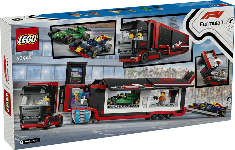 LEGO® City F1® Truck with RB20 & AMR24 F1® Cars