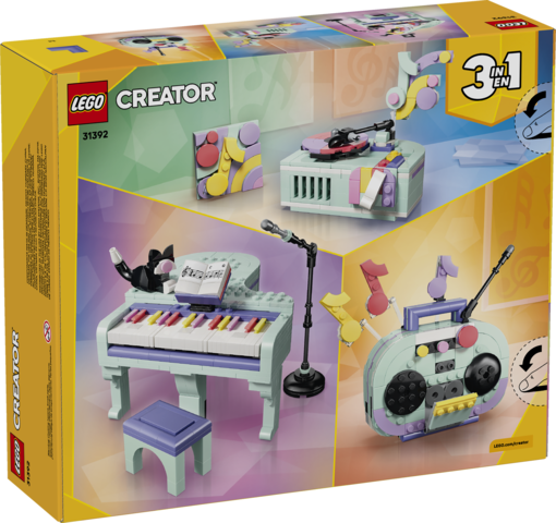 LEGO® Creator 3in1 Music Decor Piano With Cat