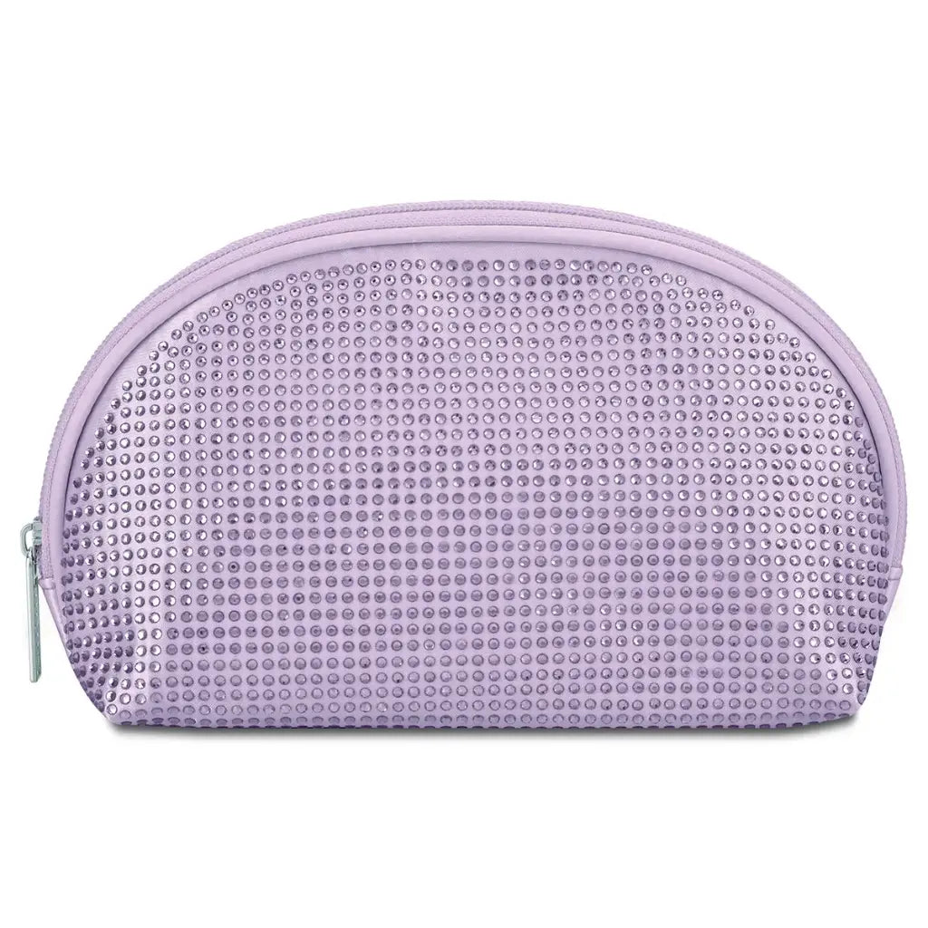 Cosmetic Bag Lavender Rhinestone