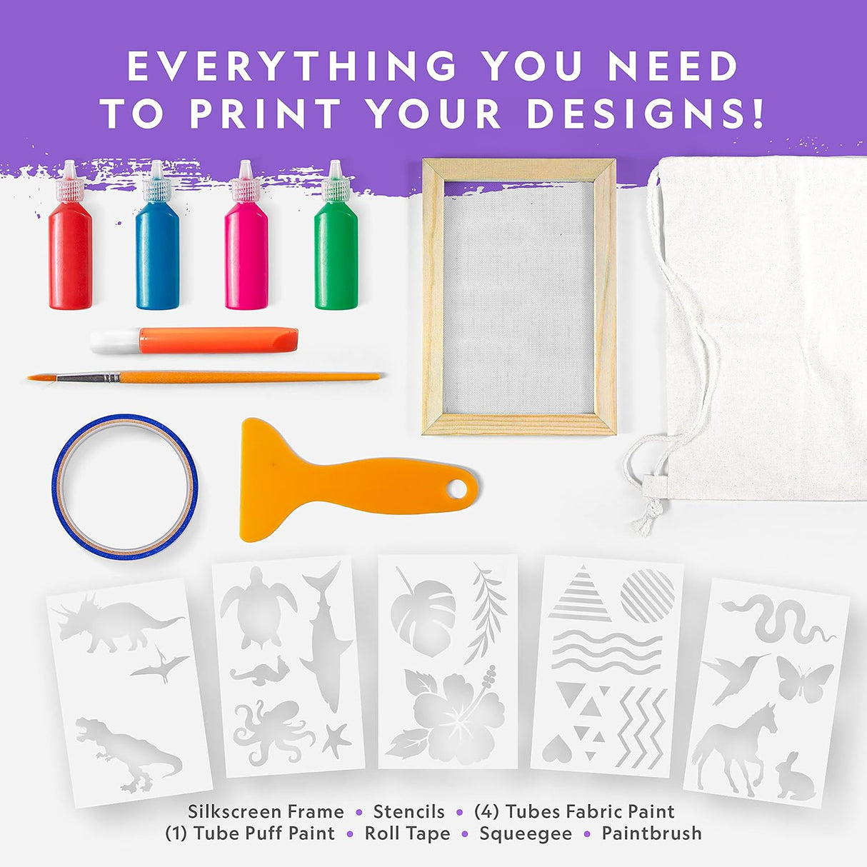 National Geographic Screen Printing Craft Kit