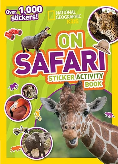 National Geographic Kids On Safari Sticker Book