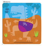 First Fun Sticker Painting Dinosaurs