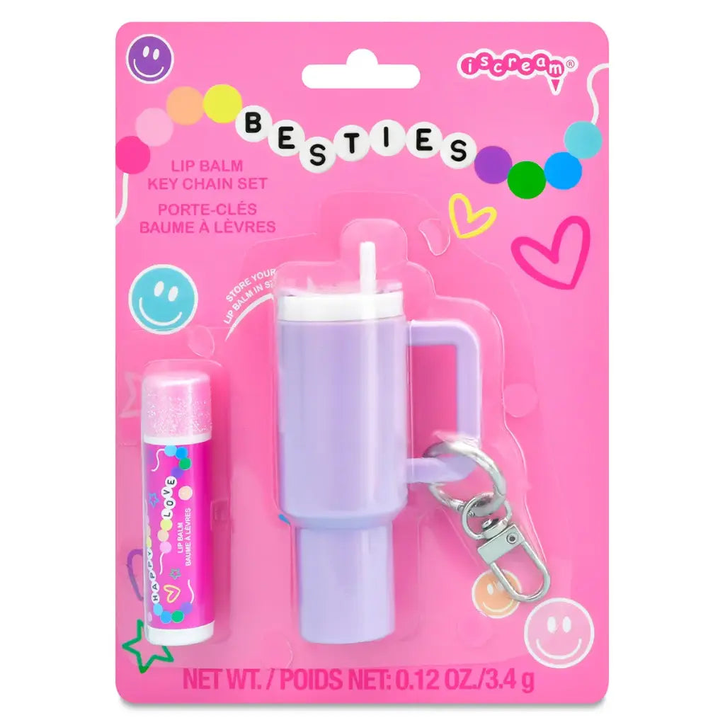 Besties Lip Balm Key Chain