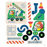 First Fun Sticker Painting Trucks and Tractors