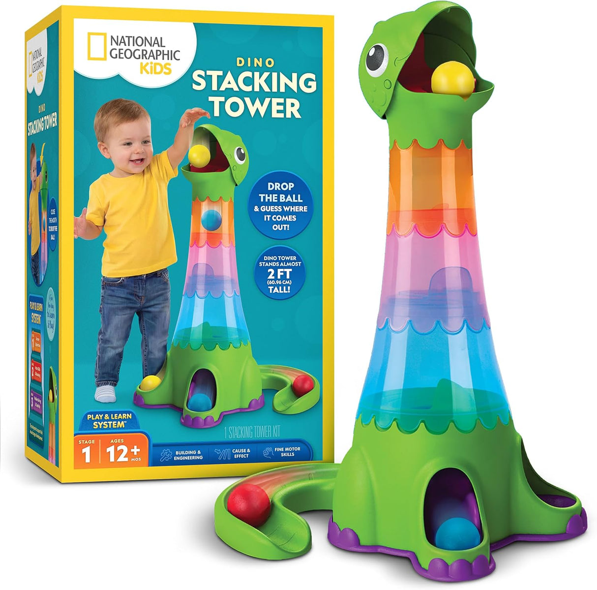 Stack & Drop Dino Tower Nat Geo