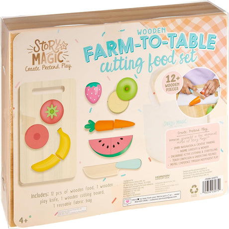 Story Magic Farm to Table Cutting Food Set