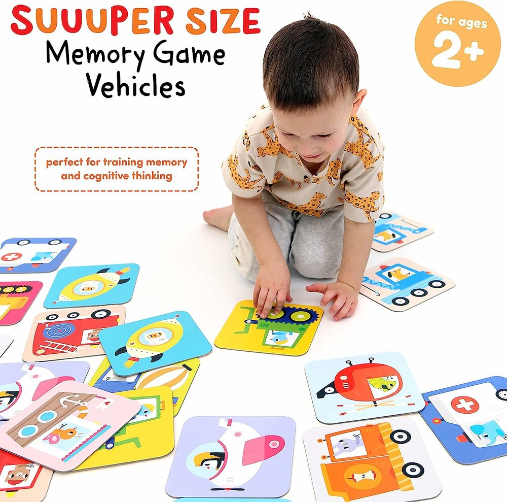 Suuuper Size Memory Game Vehicles