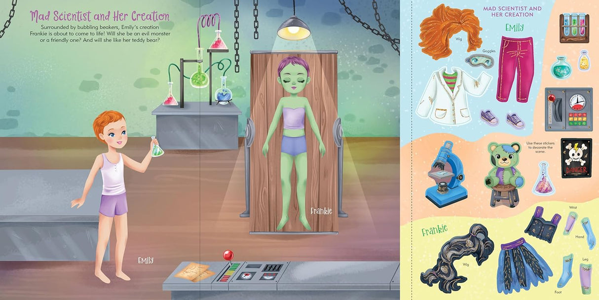 Sticker Doll Dress Up Halloween