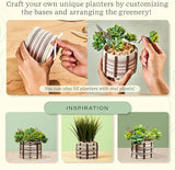 FlowCraft Cord Wrapped Planter