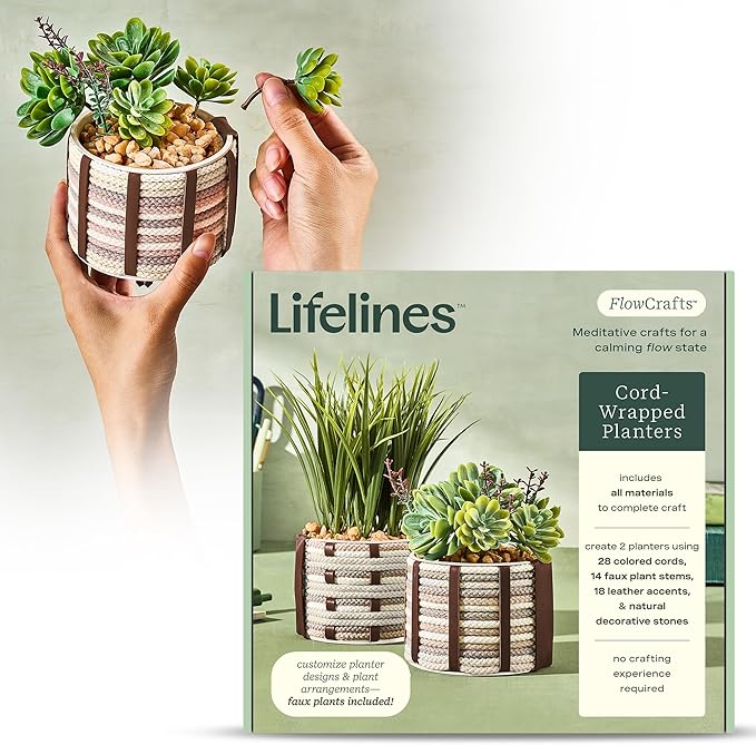 FlowCraft Cord Wrapped Planter – Fun Stuff Toys