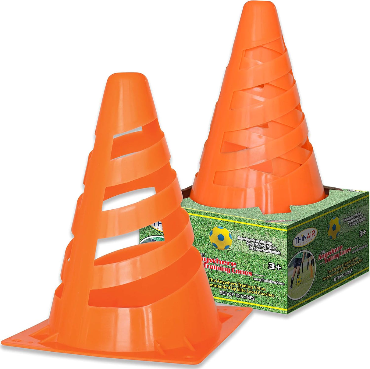 7" Training Cones (12 pack)