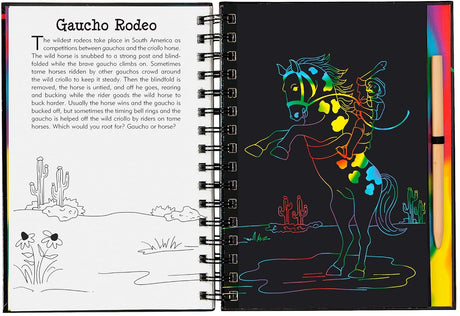 Scratch & Sketch Horses