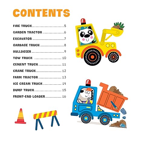 First Fun Sticker Painting Trucks and Tractors