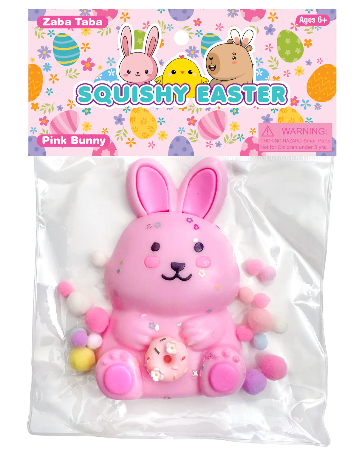 Squishy Capy Bunny Pink