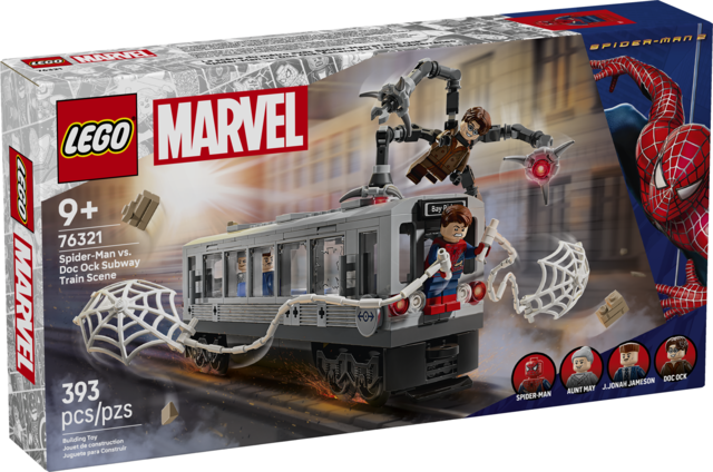 LEGO® Marvel Spider-Man Vs Doc Ock Subway Train Scene