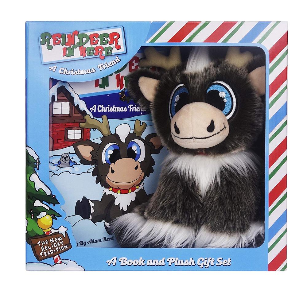 Plush Book Set  - Reindeer In Here