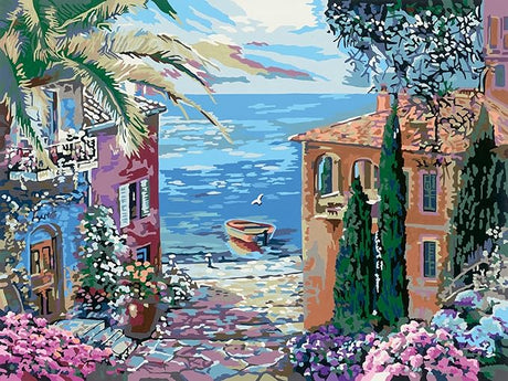 CreArt Painting by Numbers Mediterranean Flair