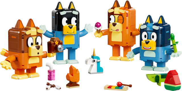 LEGO® Brick-Built Bluey Family