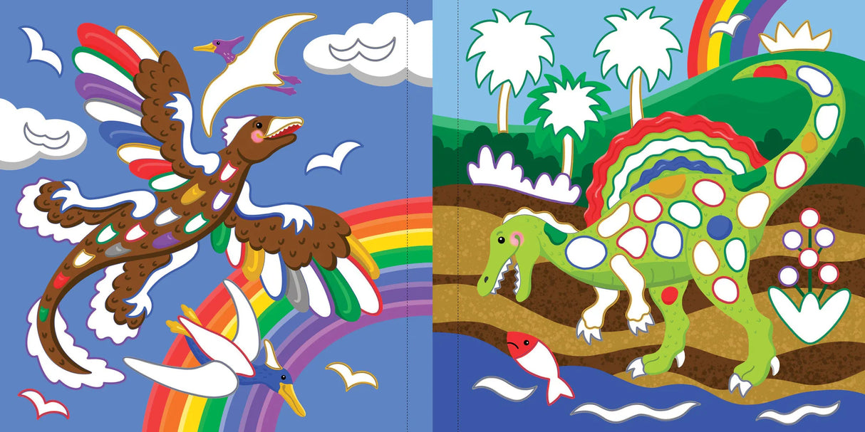 Color-By-Foil Dinosaurs