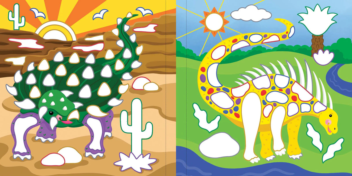 Color-By-Foil Dinosaurs