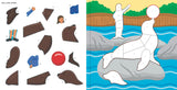 My First Color-By-Sticker At The Aquarium