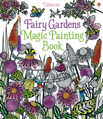 Magic Painting Book Fairy Gardens