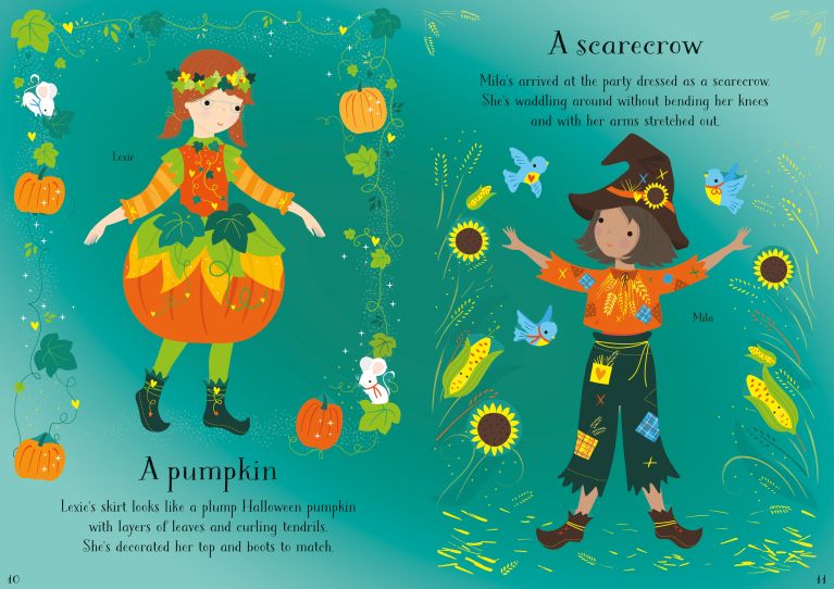 Halloween Little Sticker Dolly Dressing