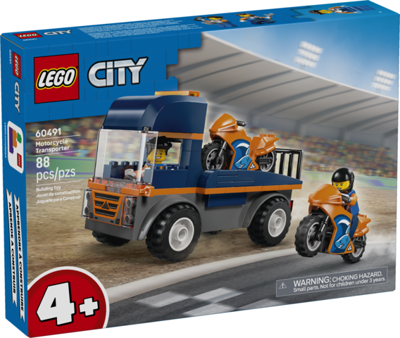 LEGO® City Motorcycle Transporter 4+