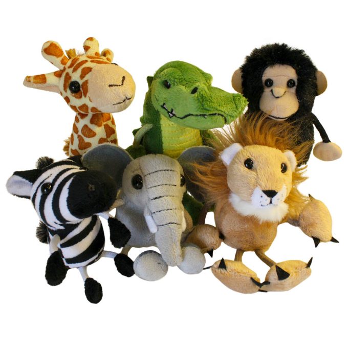 African Animals Finger Puppets