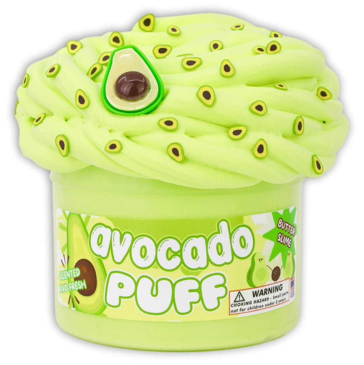 Avocado Puff Dope Slime